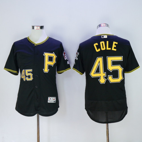 Pittsburgh Pirates 45 Gerrit Cole Flexbase Baseball Jersey Black