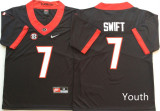 Youth GEORGIA bulldogs 7 D'Andre Swift Limited College Football Jersey Black