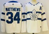 Adidas Classic Toronto Maple Leafs 34 Auston Matthews Ice Hockey Jersey White