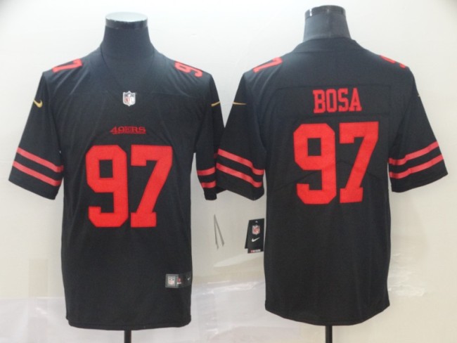 San Francisco 49ers 97 Nick Bosa Football Jersey Legend Black