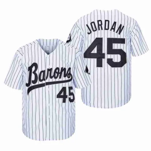Movie Chicago White Sox 45 Michael Jordan Baseball Jersey White
