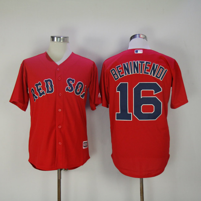 Boston Red Sox 16 Andrew Benintend Baseball Jersey Red