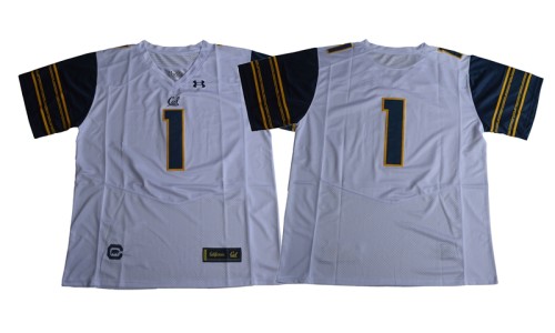 New California Golden Bears 1 DeSean Jackson College Limited Football Jersey White