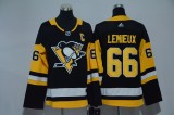 Women Adidas Classic Pittsburgh Penguins 66 Mario Lemieux Ice Hockey Jersey Black