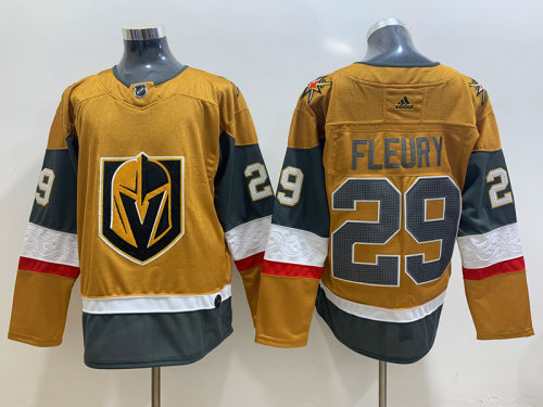 Adidas Vegas Golden Knights 29 Marc-Andre Fleury Ice Hockey Jersey Gold