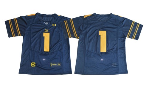New California Golden Bears 1 DeSean Jackson College Limited Football Jersey Navy Blue