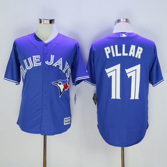 Toronto Blue Jays 11 Kevin Pillar Baseball Jersey Blue Fan version