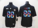 Dallas Cowboys 88 CeeDee Lamb Football Jersey Legend Rainbow Edition