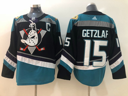 Adidas Classic Anaheim Ducks 15 Ryan Getzlaf Ice Hockey Jersey Black