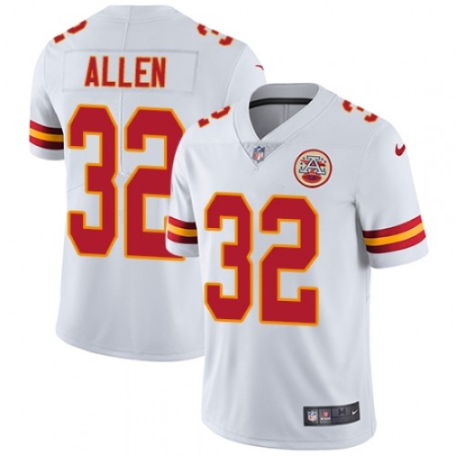 Kansas City Chiefs 32 Marcus Allen Football Jersey Legend White