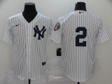 Nike New York Yankee 2 Derek Jeter Baseball Jersey White Fan