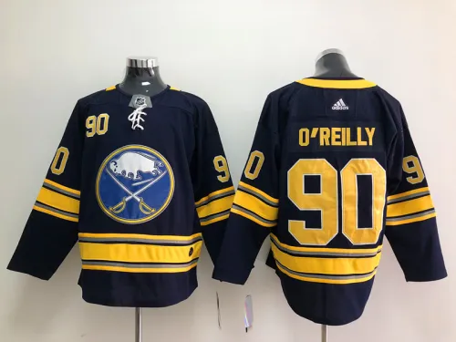 Adidas Classic Buffalo Sabres 90 Ryan O'Reilly Ice Hockey Jersey Navy Blue