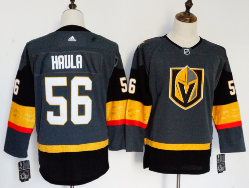 Women Adidas Classic Vegas Golden Knights 56 Erik Haula Ice Hockey Jersey Navy Gray
