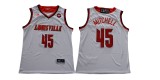 Louisville Cardinals 45 Donovan Mitchell College Basketball Jersey White