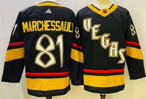 Adidas Vegas Golden Knights 81 Jonathan Marchessault Ice Hockey Jersey Black