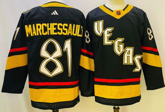 Adidas Vegas Golden Knights 81 Jonathan Marchessault Ice Hockey Jersey Black