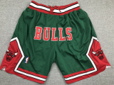 Chicago Bulls Green  Mesh BShorts Retro