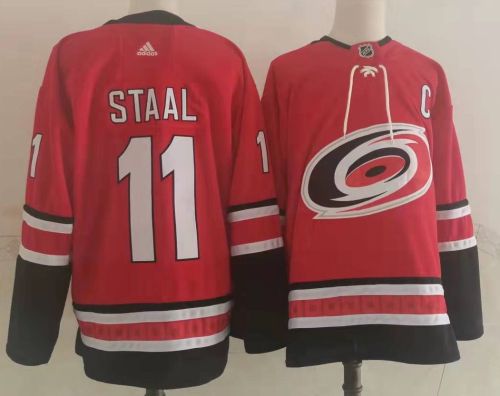 Adidas Classic Carolina Hurricanes 11 Jordan Staal Ice Hockey Jersey Red