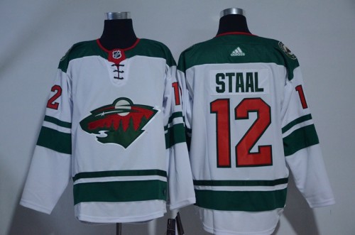 Adidas Classic Minnesota Wild 12 Eric Staal Ice Hockey Jersey White