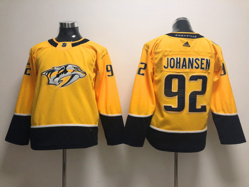 Youth Adidas Classic Nashville Predators 92 Ryan Johansen Ice Hockey Jersey Yellow