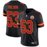 Kansas City Chiefs 53 Ramik Wilson Football Jersey Legend Black