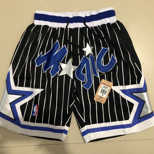 Orlando Magic Black Mesh Shorts Retro