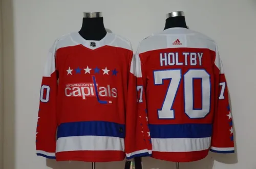 Adidas Classic Washington Capitals 70 Braden Holtby Ice Hockey Jersey Red