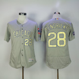 Chicago Cubs 28 Kyle Hendricks Flexbase Baseball Jersey Gray Champion