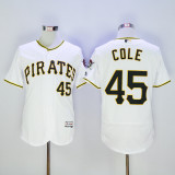 Pittsburgh Pirates 45 Gerrit Cole Flexbase Baseball Jersey White