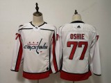 Women Adidas Classic Washington Capitals 77 T.J. Oshie Ice Hockey Jersey White