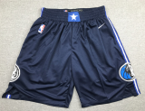 Dallas Mavericks Navy Blue Shorts Retro