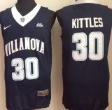 Villanova Wildcats 30 Kerry Kittles College Basketball Jersey Navy Blue