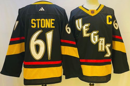 Adidas Vegas Golden Knights 61 Mark Stone Ice Hockey Jersey Black