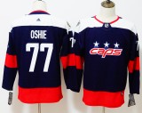 Women Adidas Classic Washington Capitals 77 T.J. Oshie Ice Hockey Jersey Navy Blue