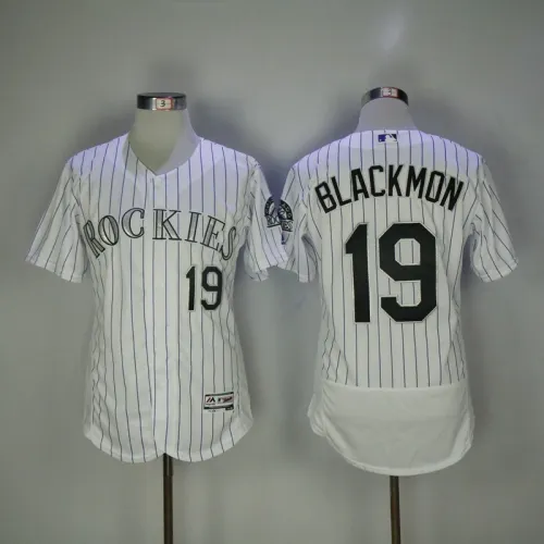 Colorado Rockies 19 Charlie Blackmon Flexbase Baseball Jersey White
