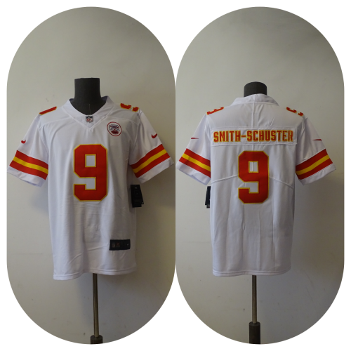 Kansas City Chiefs  9 JuJu Smith-Schuster Football Jersey Legend White