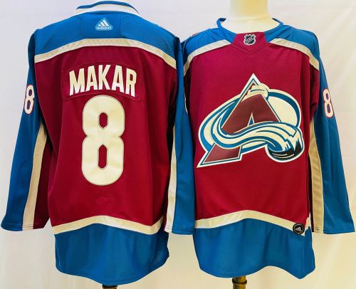 Adidas Colorado Avalanche 8 Cale Makar Ice Hockey Jersey Red