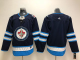 Adidas Classic Winnipeg Jets Blank Ice Hockey Jersey Blue