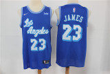 Nike Los Angeles Lakers 23 LeBron James Basketball Jersey Blue
