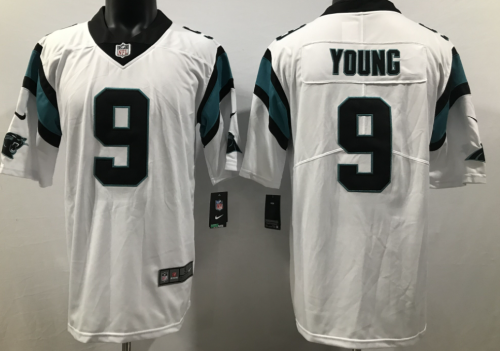 Carolina Panthers 9 Bryce Young Football Jersey Legend White