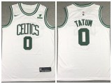 Nike Boston Celtics 0 Jayson Tatum Basketball Jersey White