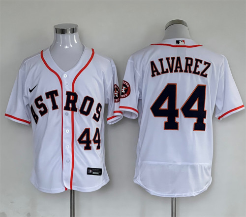 Nike Houston Astros 44 Yordan alvarez Flexbase Baseball Jersey White