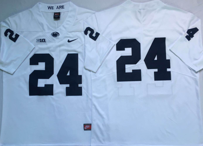 Penn State Nittany Lions 24 No name Limited Football Jersey White