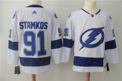 Adidas Classic Tampa Bay Lightning 91 Steven Stamkos Ice Hockey Jersey White