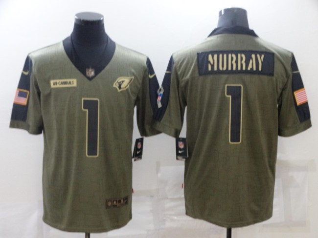 Arizona Cardinals 1 Kyler Murray Football Jersey New salute