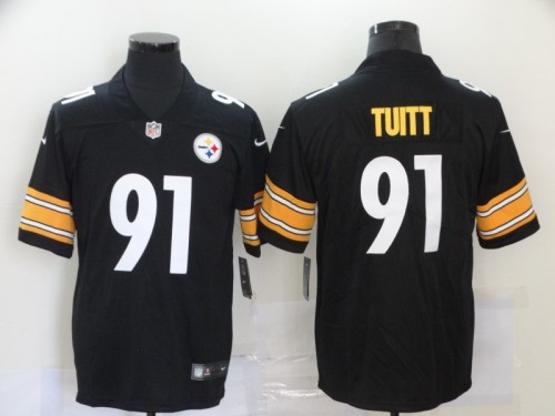 Pittsburgh Steelers 91 Stephon Tuitt Football Jersey Legend Black