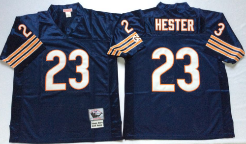 Chicago Bears 23 Devin Hester Football Jersey Blue Retro