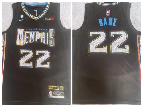 Nike Memphis Grizzlies 22  Desmond Bane Basketball Jersey Black City Edition