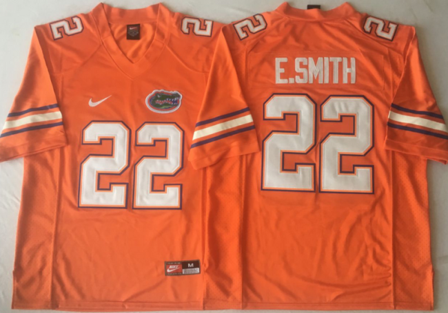 New Florida Gators 22 Emmitt Smith College Football Jersey Orange