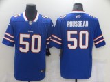 Buffalo Bills 50 Gregory Rousseau Football Jersey Legend Blue